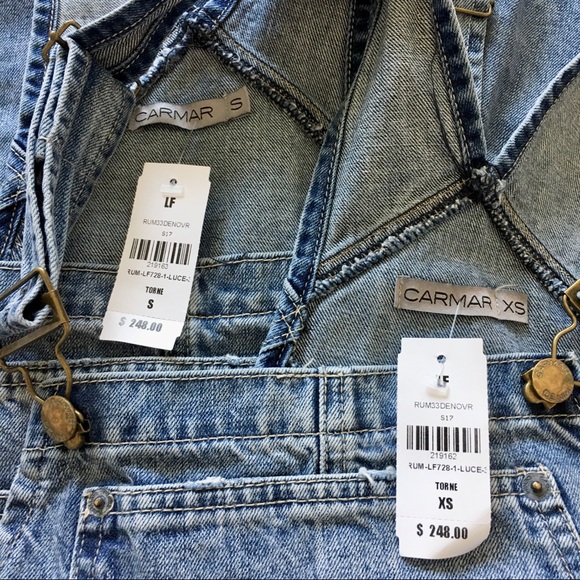 Carmar vintage wash cut out denim overall - Picture 6 of 6